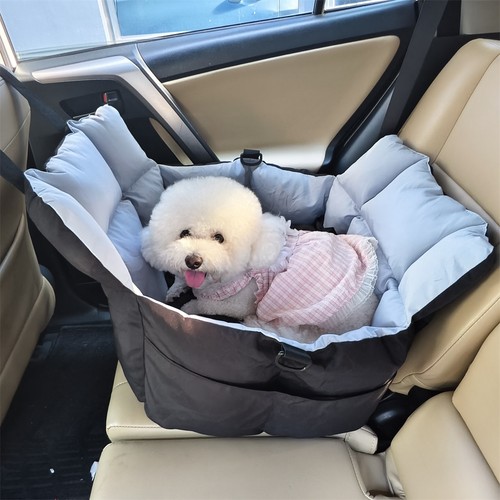 Hundeautositz mit gurt - mit, weich