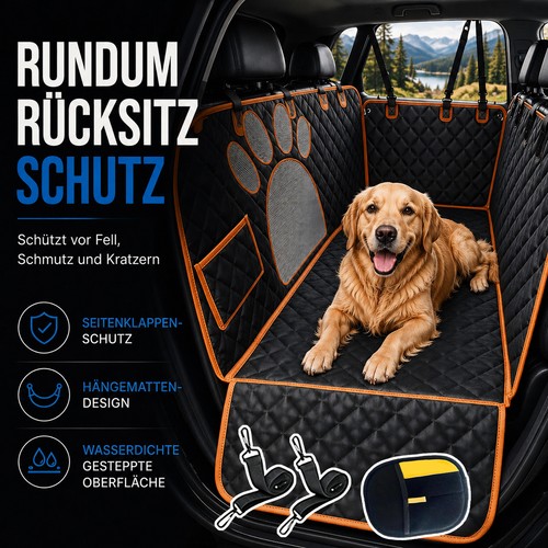 Hundedecke für auto rückbank - für,